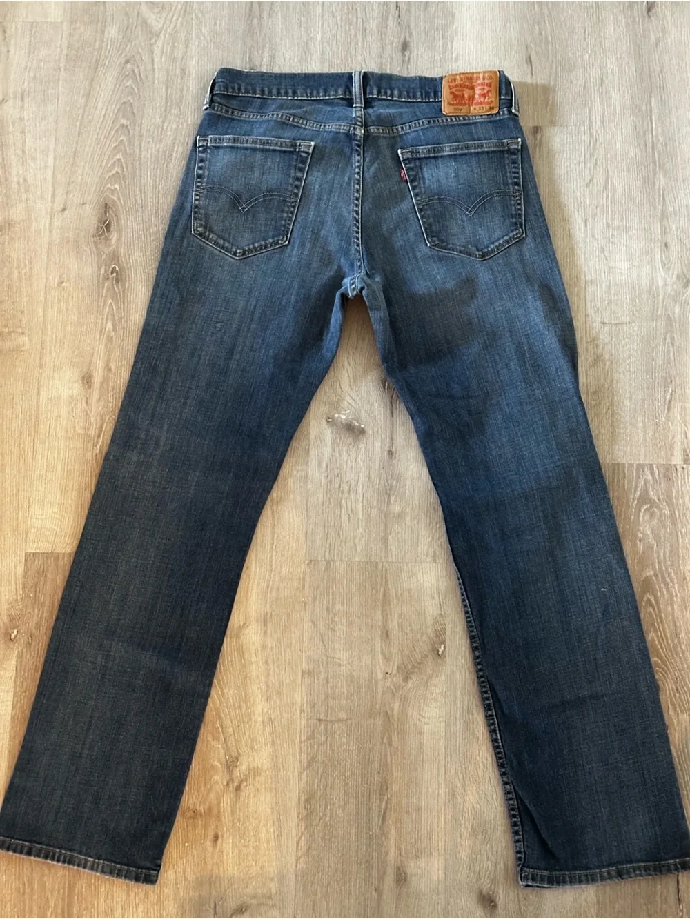 Levi's Men's Dark Blue Straight-Leg Jeans